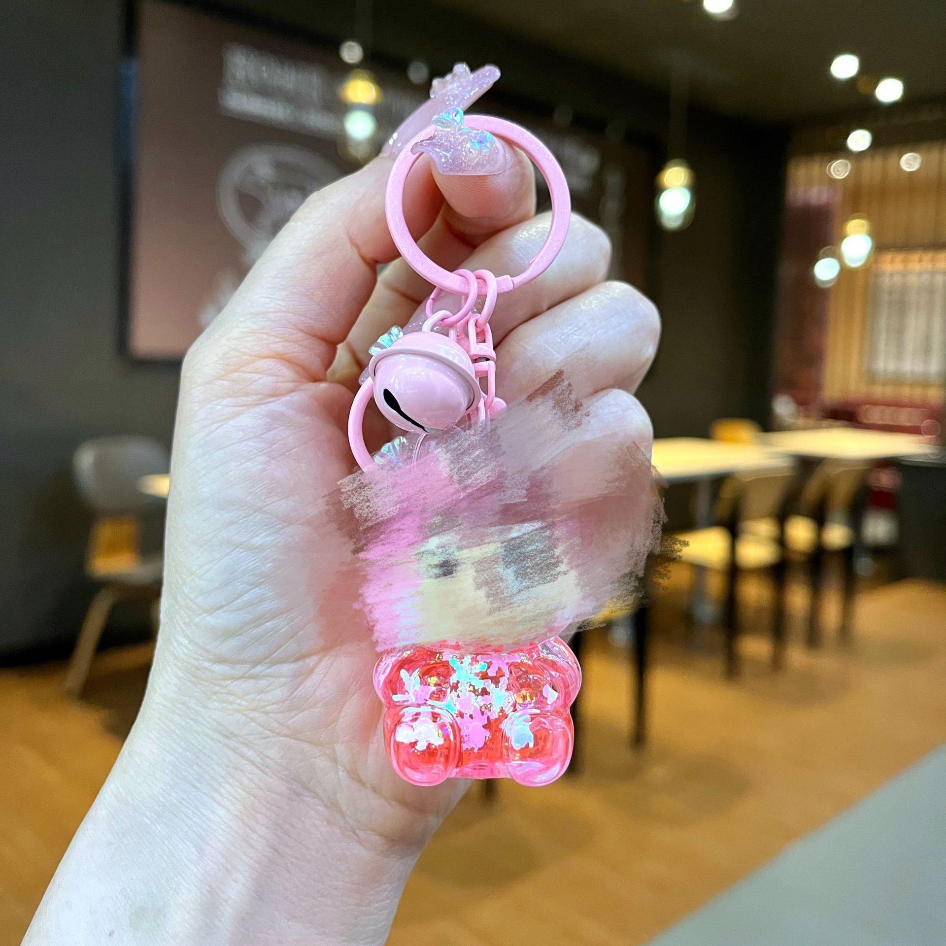 컬러 하드웨어 [핑크] 야광 플래시 작은 천