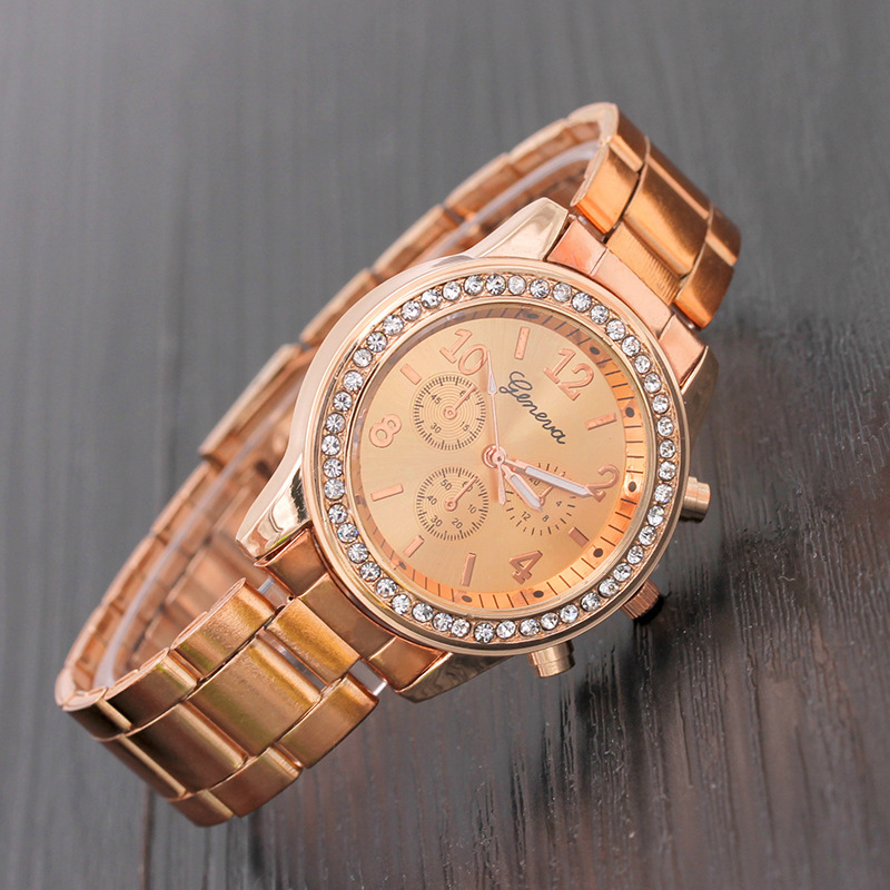 Pointer Display Type Horseshoe Buckle Buckle Style Round Dial Shape Business Occasion Glam Solid Color Horseshoe Buckle Quartz Women's Watches