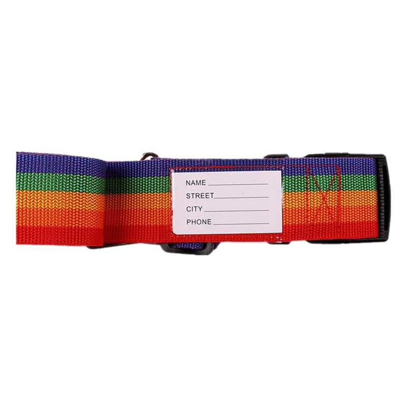 One-word rainbow password lock packing belt luggage luggage belt suitcase packing belt wholesale