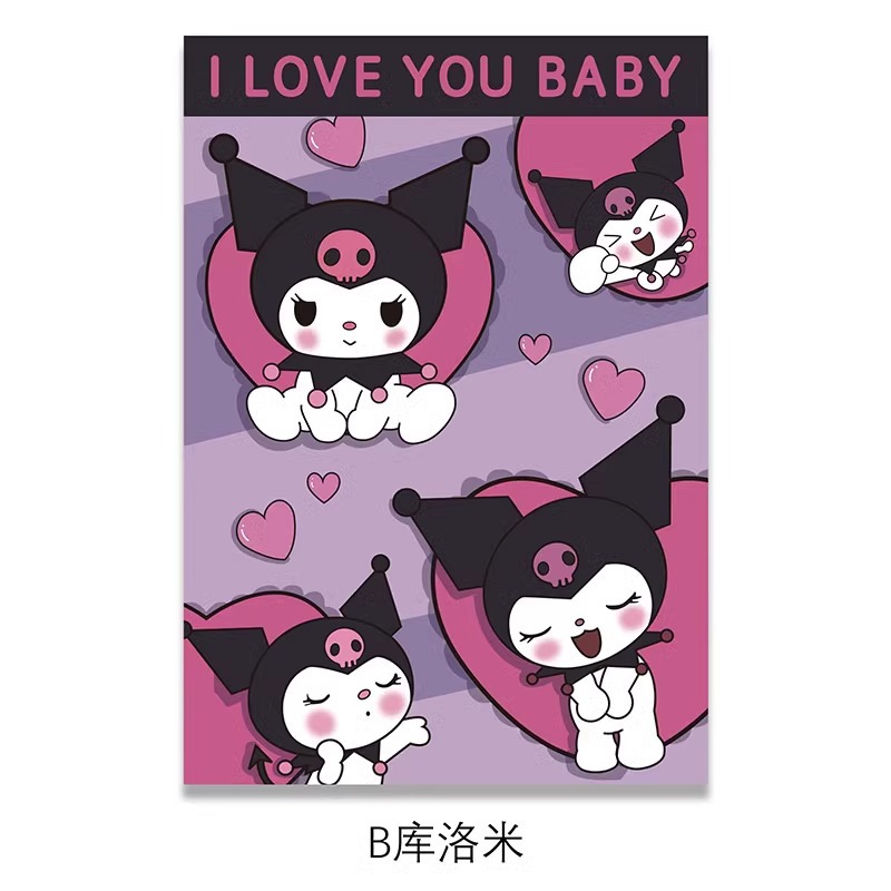 해피 카툰 페이퍼 [Culomi] 10장 38*50cm, 옵션 참조