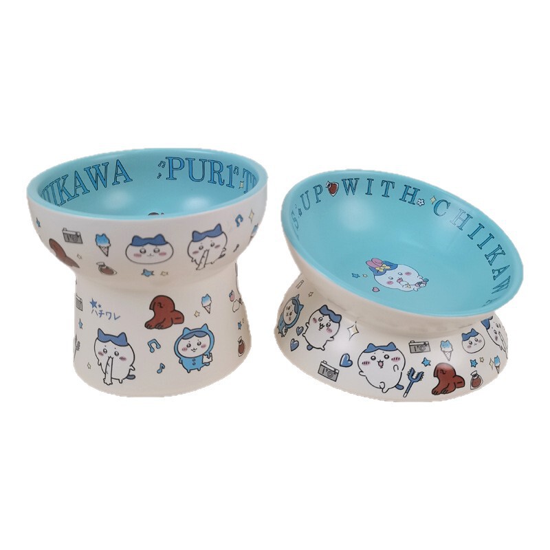 ジイカワ猫碗防黒あご猫ウサッチ缶詰の食器陶磁器犬の食べ物碗猫小八デザート碗|undefined