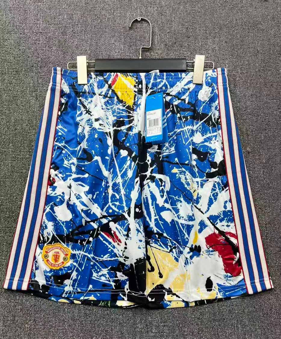 adidas Manchester United Stone Roses Shorts Mesh Multicolor