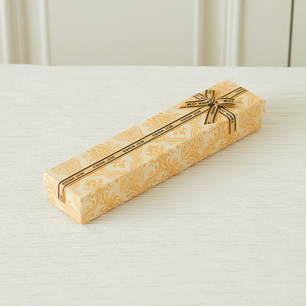 노란색 리본 [23.5*5.5*3.5 스펀지 포함]; 에나멜 주얼리 보관함