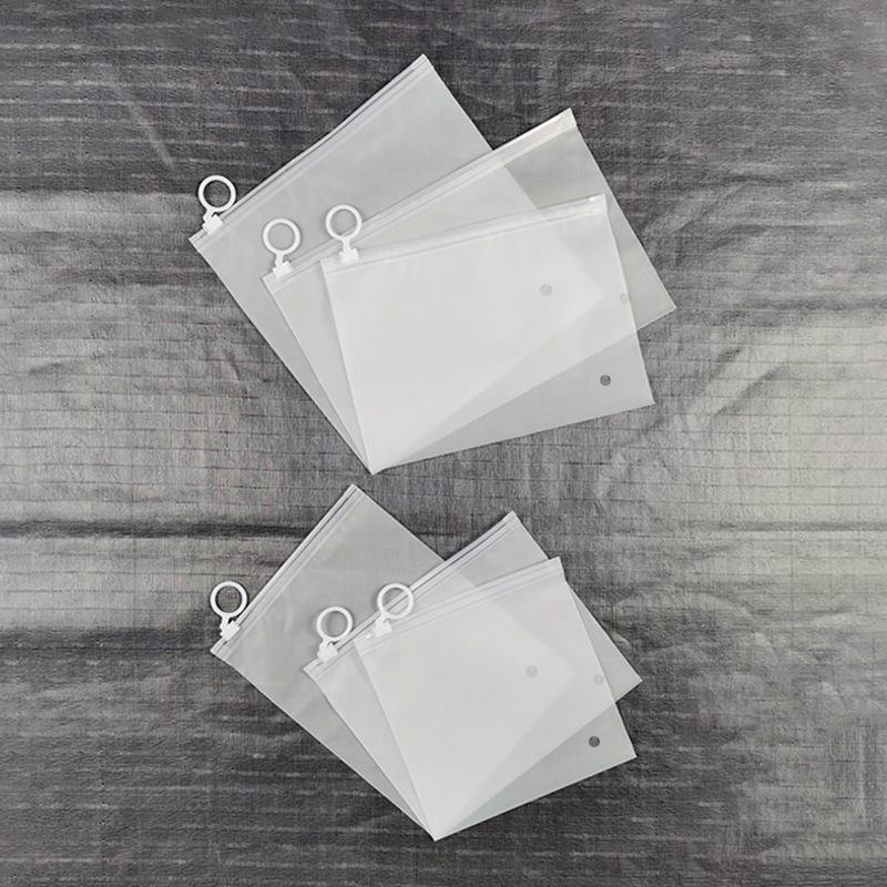 Venta directa de fábrica Eva bolsa de anillo esmerilado ropa interior pequeña ropa interior bolsa con cremallera bolsa de muestra cosmética bolsa de embalaje al por mayor