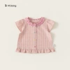Pink and yellow grid XY26014