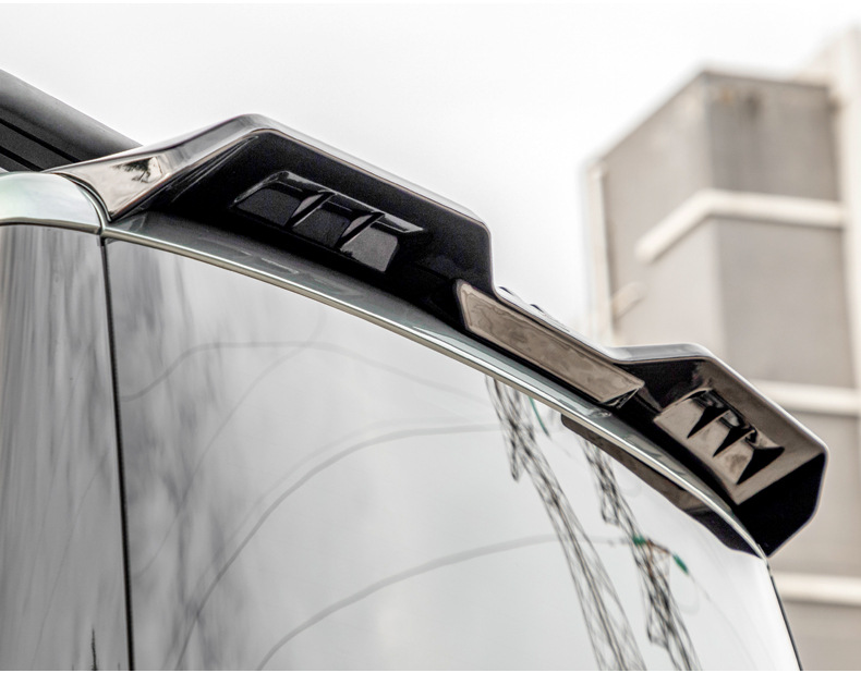 Suitable for Leopard Titanium 7Mc Tail Spoiler Roof Spoiler Wing Modification Car Exterior Decoration Without Drilling