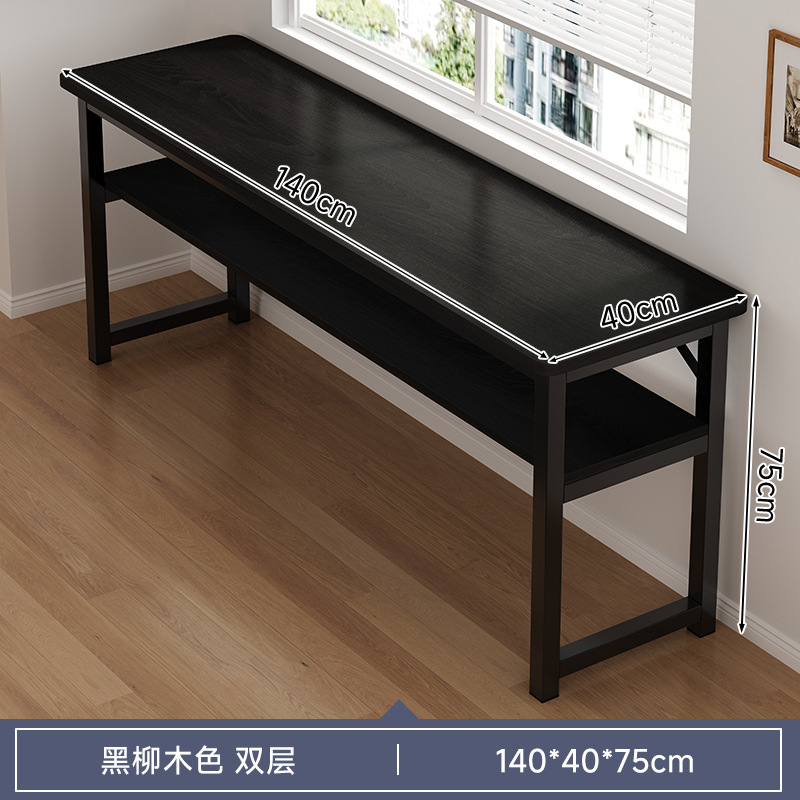 Mesa para habitación, dormitorio, escritorio de estudio, uso doméstico, mesa larga para niñas, casa de alquiler, escritorio de trabajo montado en la pared, escritorio de computadora para balcón estrecho.