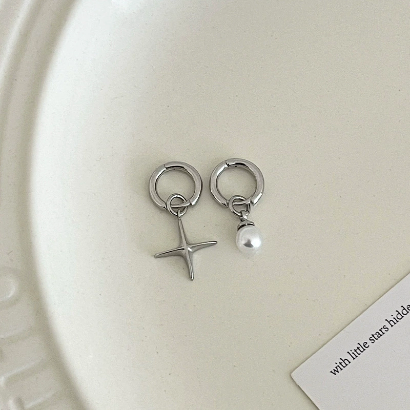 Серьги, асимметричное золотое украшение, высококлассный стиль