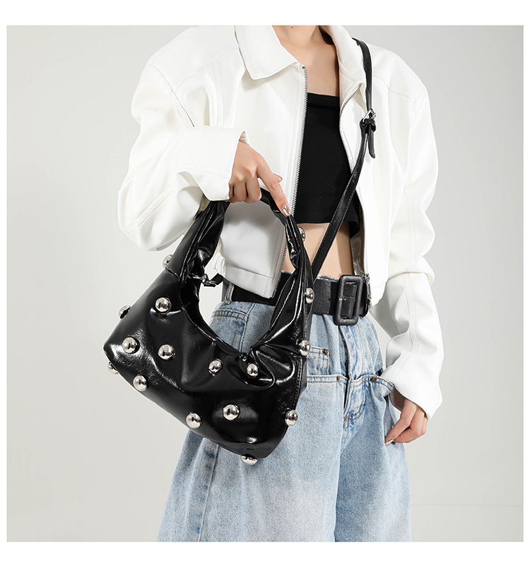 225g Weight Polyester Lining Material Zipper Closure Type Single Shoulder Strap Strap Type Handbag Bags Type Daily, Street, Shopping Occasion Pu Leather Material Solid Color Pattern All Seasons Season Women's Gender Elegant, Streetwear Style Square Shape Medium Size Women's Medium Pu Leather Solid Color Elegant Streetwear  Square Zipper Handbag 10
