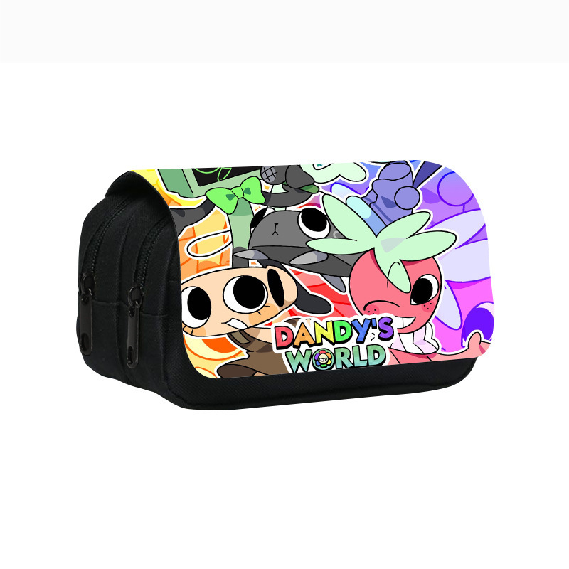 Cross-border New Dandy's World Double Pencil Bag Dandy's world Student Storage Stationery Bag Pencil Bag