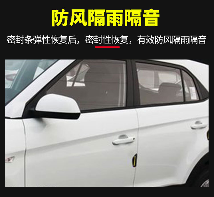 Automotive rubber and plastic protectant, car door rubber strip brightener, car window noise reduction agent, car interior maintenance agent
