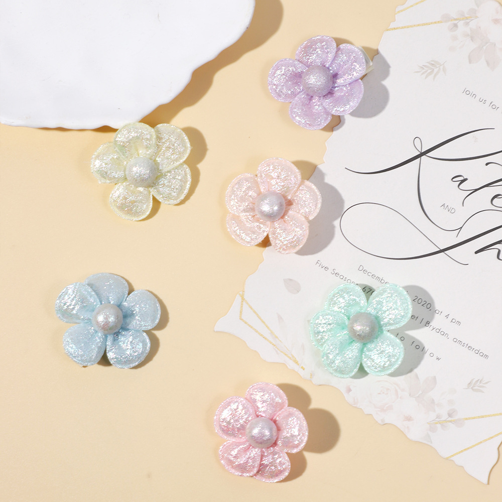 Baba hajcsat virágos koreai stílusú kislány hajkiegészítő_voghion.com