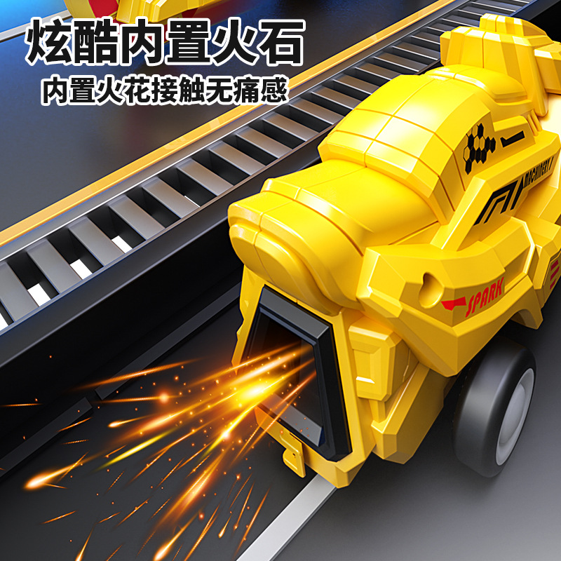 儿童玩具惯性摩托车特技火石车加厚耐摔款亲子互动惯性汽车模型