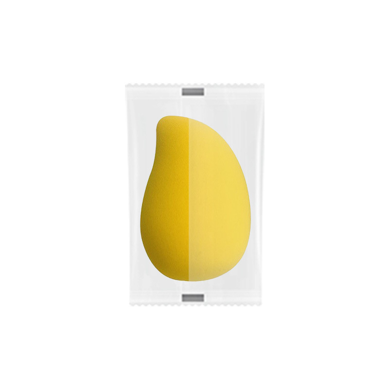 Mango huevo de maquillaje, polvo de fruta, polvo de maquillaje, esponja de maquillaje, pó de maquillaje, ropa seca y húmeda, venta directa de fábrica