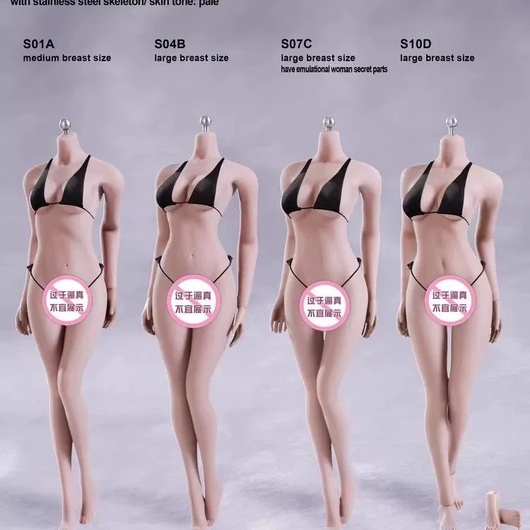 TBLeague 1/6 可动人偶  S01-S42A 钢骨包胶女素体 现货