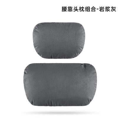 Headrest | Tesla car neck pillow - headrest-lumbar-magma-ash-punching