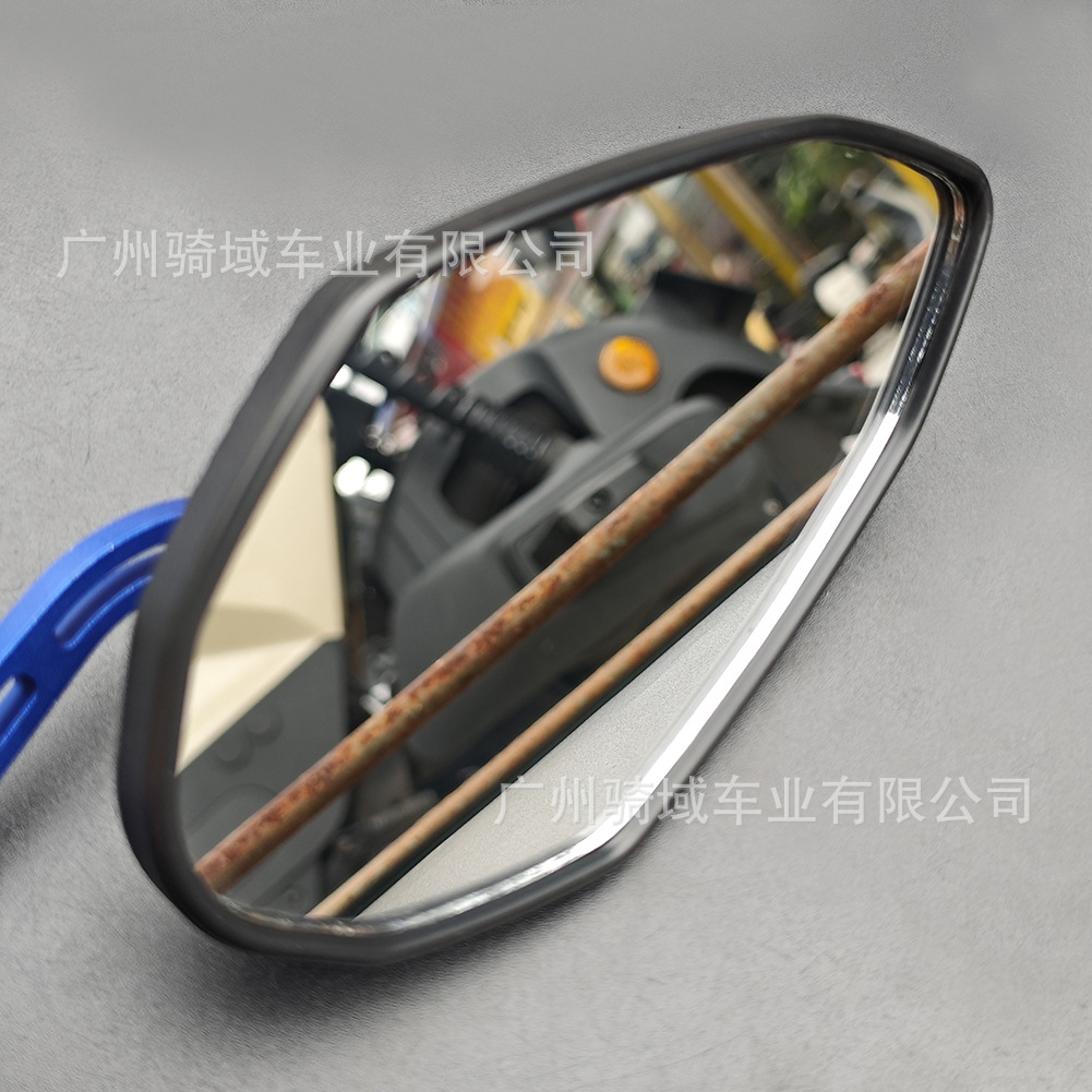Motorcycle Electric Vehicle Modified Rearview Mirror/Ghost Fire Qiaoge Aluminum Alloy Rod Spider Pattern Mirror Shell Anti-Glare