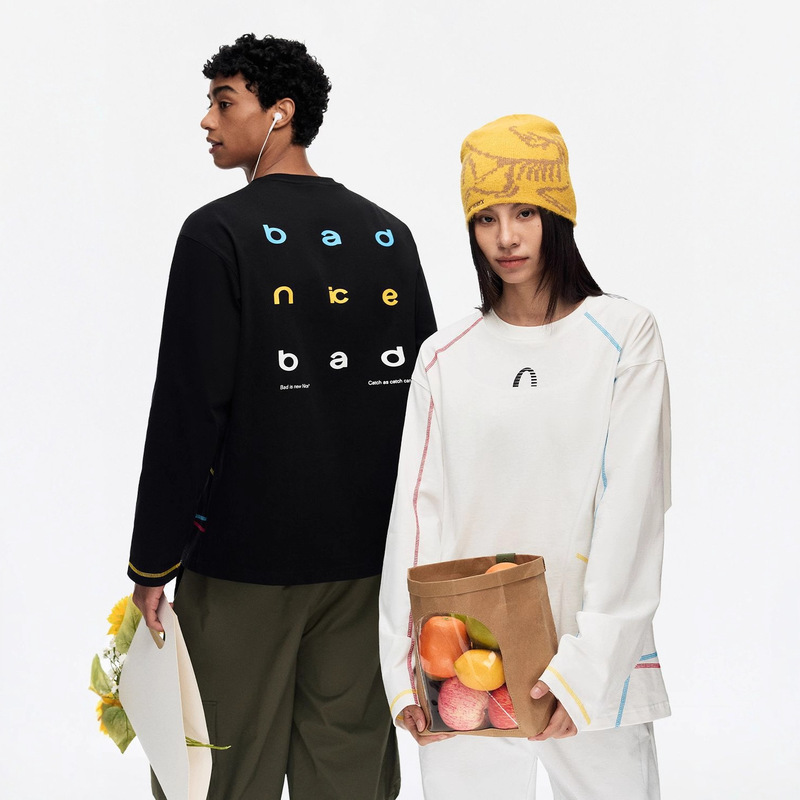 Hasselblad Line Sun Protection Long-Sleeved T-Shirt for Men in Early Autumn, Lazy Style, Light, Breathable, Quick-Drying Clothing, High-Bottom Inner Layering Shirt