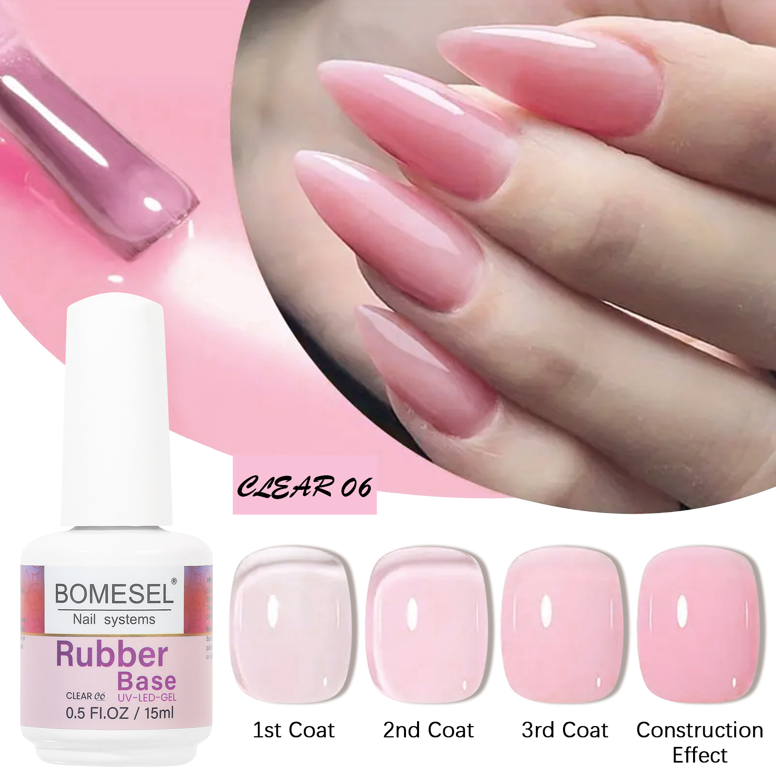 Explosiones transfronterizas imprimación de goma de manicuras populares en Europa y América imprimación puede ser contratada por el comercio exterior esmalte de uñas kg paquete