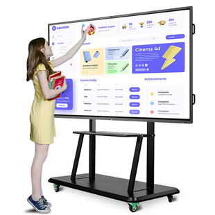 65758698inch Electronic Whiteboard Touch Screen Teaching All-In-One Machine Smart Touch Conference Tablet 4K Lcd Screen