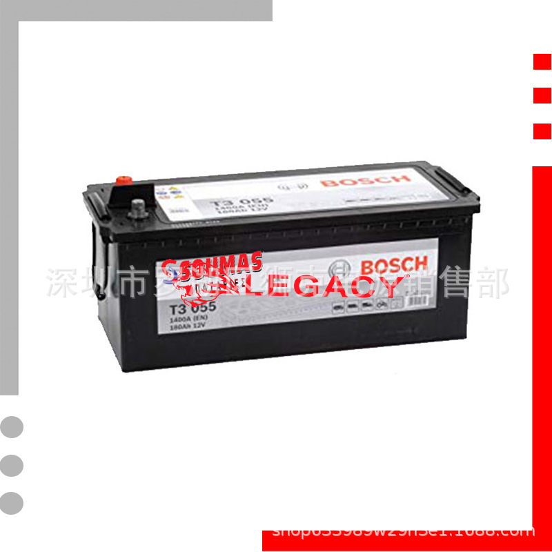 博世BOSCH蓄电池T5 077（12V180AH）1000A电力船舶设备用蓄电池