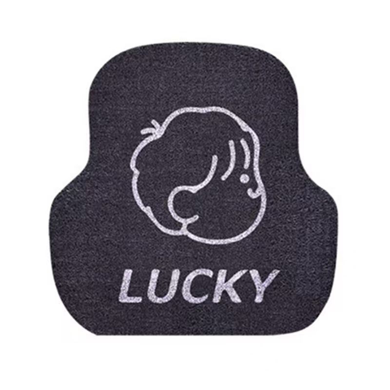 Cartoon Car Anti-Slip Dust Removal Floor Mats Cute Bunny Wire Ring Anti-Dirty Floor Mats Single Piece Four-Season Universal Car Floor Mats
