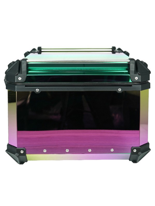 Wholesale Cross-Border Electric Vehicle Motorcycle Rear Luggage Box Side Box Colorful Small Capacity Aluminum Alloy Tail Box Storage