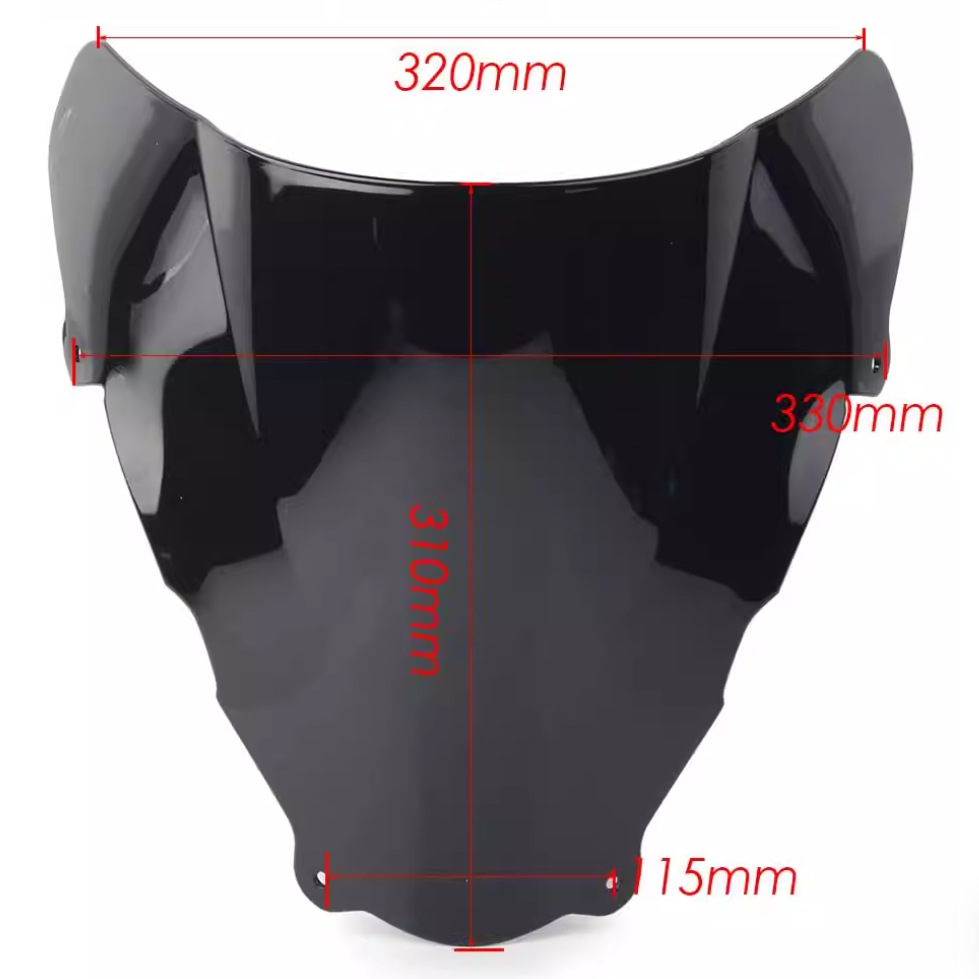 Suitable for Suzuki Sv650 Sv650S 1999-2002 Front Windshield Modified Windshield Glass
