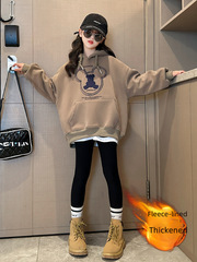 Children's Autumn Hoodie 2023 New Fashion Kids Outerwear Winter Warm Thick Top Trendy Kids' Clothing Spring and Autumn Style