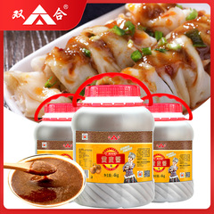 廣西雙合黃皮醬4kg桶裝餐飲商用腸粉攤調料果醬餃子蘸點燜豬腳