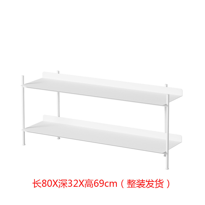 2단 흰색 80X32X69CM (완제품 발송)