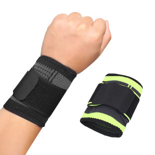 Nylon Compression Adjustable Wrist Protection Sweat-Absorbing Breathable Knitted Strap Anti-Slip Wrist Protection Anti-Sports Protector