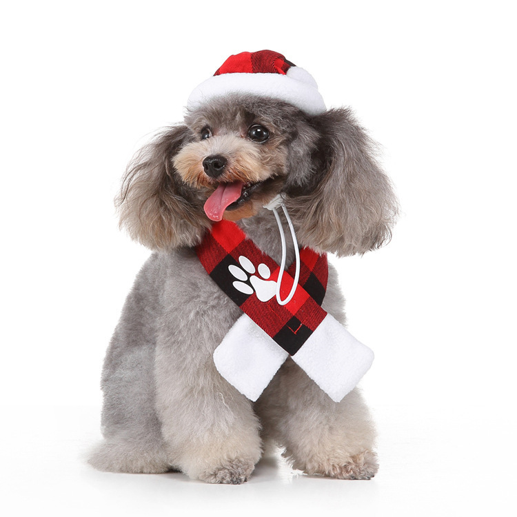 Stylish Pet Scarf For Dogs And Cats Adjustable Neck Warmer_voghion.com