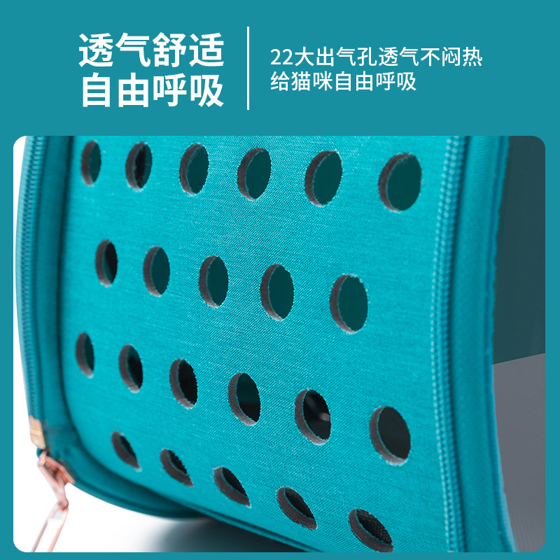 Nueva bolsa de mascotas cápsula espacial bolsa de gato mascota salida Portátil Bolsa de hombro portátil multiusos plegable mochila para mascotas