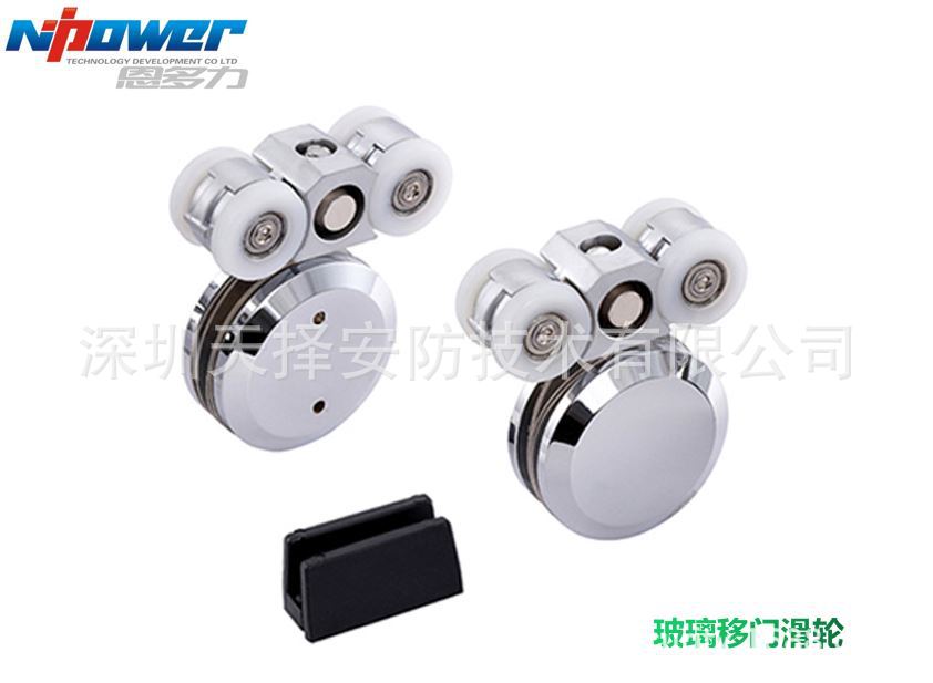 重型滑轮120KG玻璃门吊轮 静音缓冲滑轮导轨 移门五金 工厂OEM