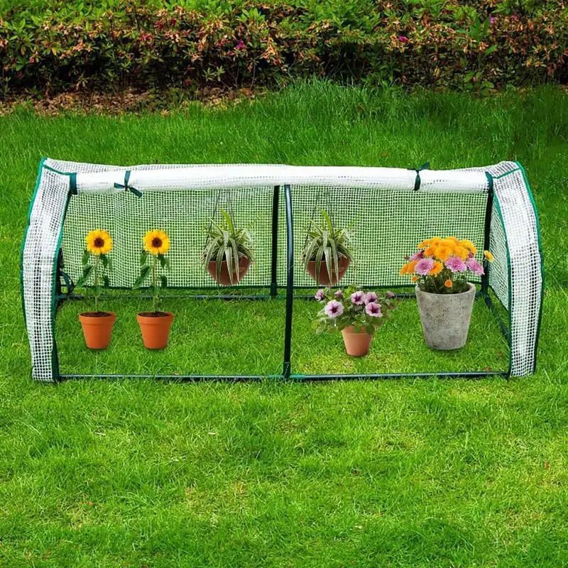 's Best-selling Cross-border Product: New Winter Garden Plant Greenhouse With Zipper Opening, Vegetable Seedling_voghion.com