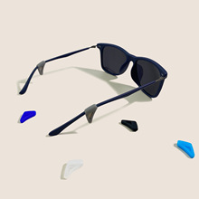 跨境亚马逊三角形运动眼镜防脱落配件硅胶眼镜腿脚套眼镜防滑耳钩