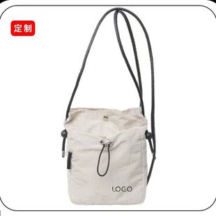 Summer Crossbody Mobile Phone Bag for Women with Customized Logo New 2024 Lightweight Nylon Mini Shoulder Walking Couple Small Bag
