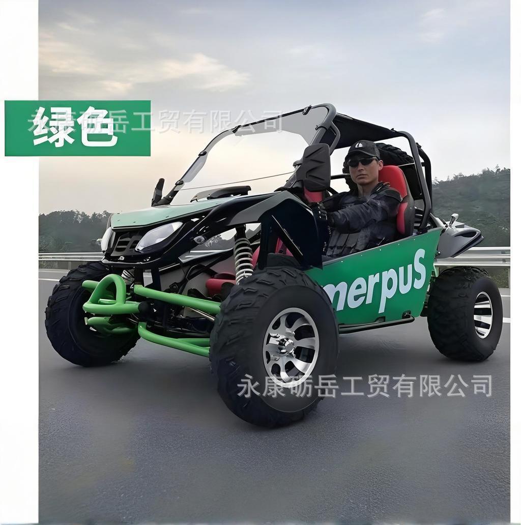 Los fabricantes personalizan el kart todoterreno biplaza 200cc suspensión independiente ATV grande 4 ruedas tracción en las cuatro ruedas kart