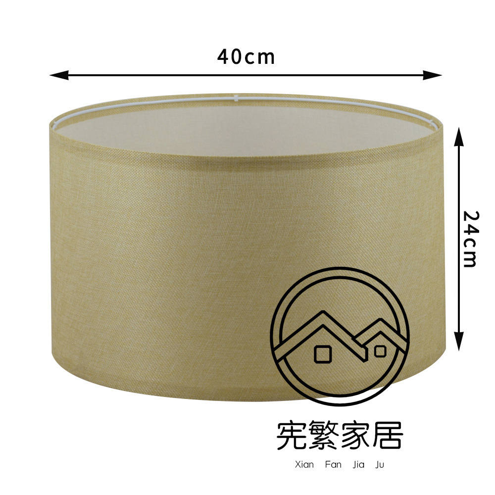 Transfronteriza desmontable plegable KD pantalla Shell sombreado redondo de lino de tela de mesa lámpara de pared lámpara de pie lámpara colgante Accesorios