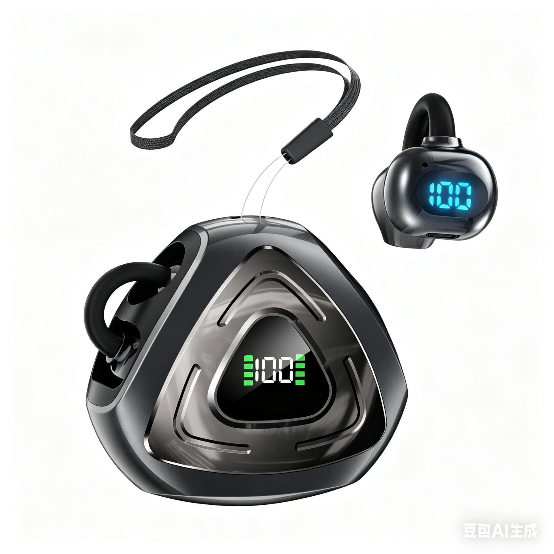 Nuevo modelo transfronterizo privado k02 auriculares Bluetooth tipo clip de auriculares inalámbricos de larga duración k03 auriculares Bluetooth digitales
