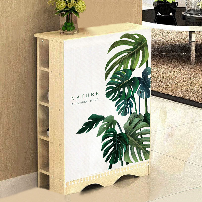 Sticky Rail Removable Wardrobe Shading Curtain Dust-proof Ugly-proof Curtain Shading Curtain Kitchen Shoe Rack Cabinet Table Cabinet Curtain