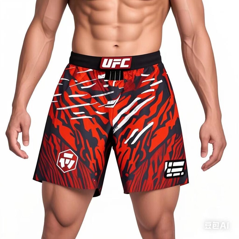 Cross-Border 3D Printed Sanda Training Ufc Boxing Clothing Muay Thai Fighting Sports Casual Shorts Gym Fighting Cross-Border 3D Printed Sanda Training Ufc Boxing Clothing Muay Thai Fighting Sports Casual Shorts Gym Fighting