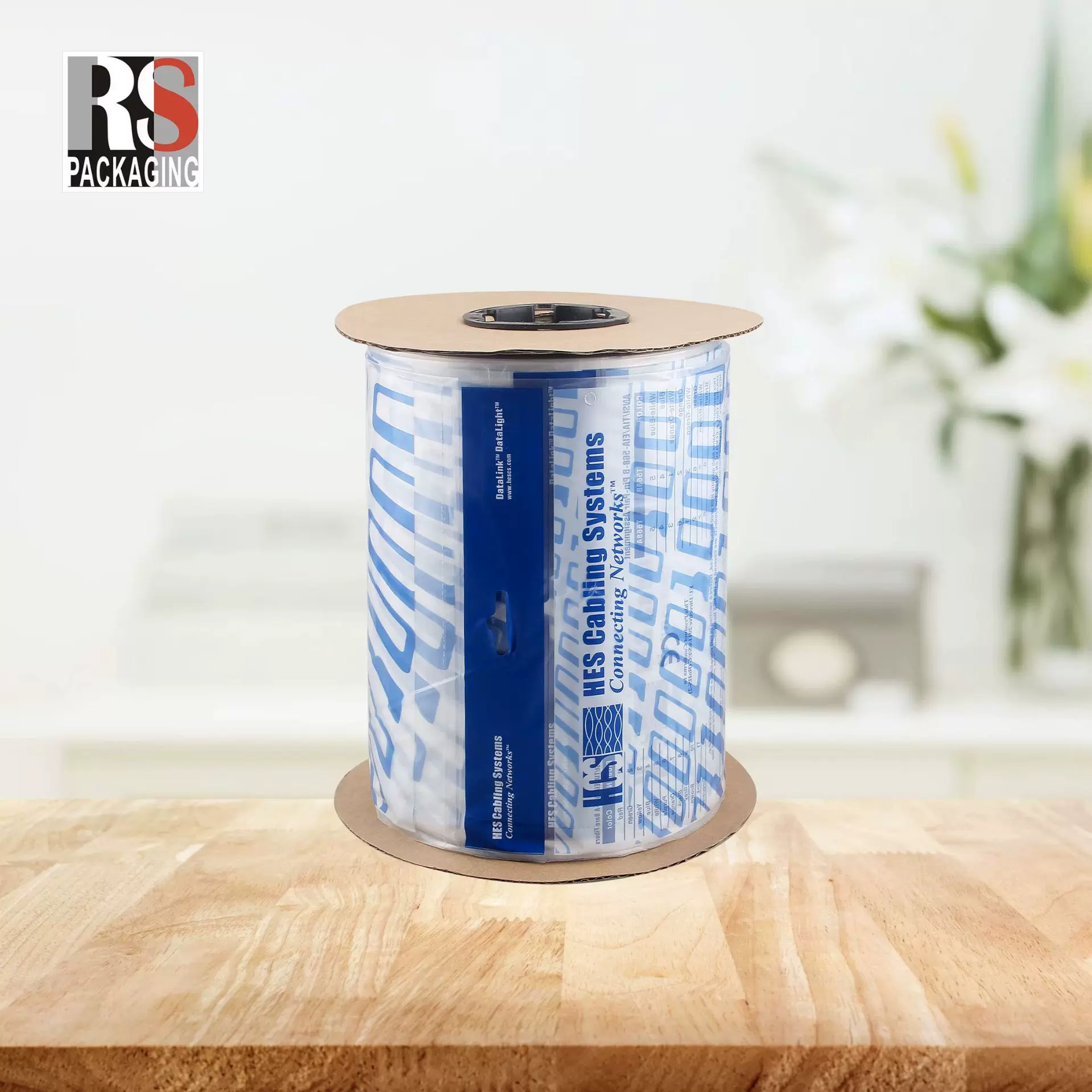 厂家定制电子产品数据线自动包装预开口单边开口 单边预开连卷袋