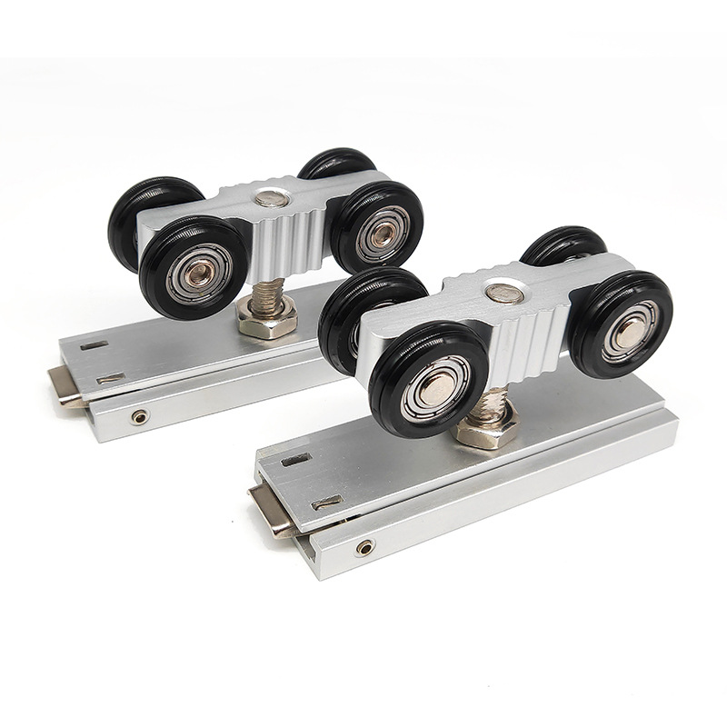 433-4A自锁型木门滑吊轮  静音滑轮 铝合金吊轮轨道