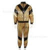 Golden checkered sportswear