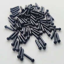 跨境黑豆眼狗狗动物眼球diy直插眼珠直杆塑料小眼睛直柄豆豆眼睛