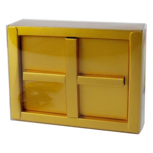 Factory direct bronzing high-end transparent packaging box gift box candy box wedding banquet packaging box