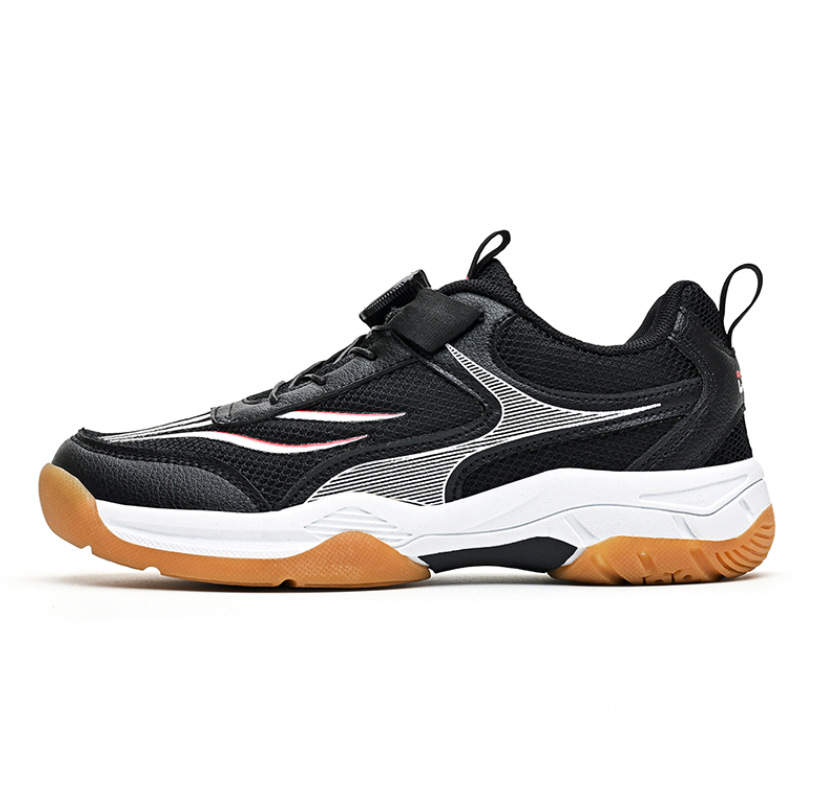Zapatos de bádminton profesionales infantiles botón giratorio para niños y niñas de 7 - 12 años de edad zapatos de deporte ligeros transpirables antideslizantes y resistentes al desgaste image 7