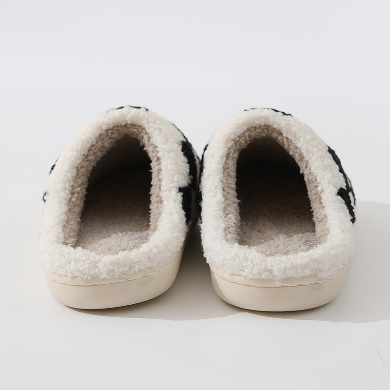 Unisex Casual Plaid Mushroom Round Toe Home Slippers display picture 4